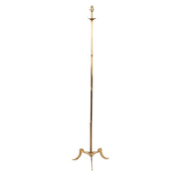 Mid-Century Neo-Classical Revival Brass Floor Lamp