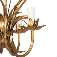 Mid-20th Century French Wheat Sheaf Chandelier