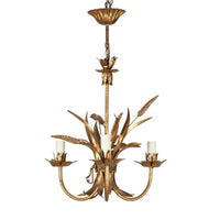 Mid-20th Century French Wheat Sheaf Chandelier