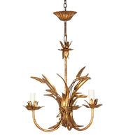 Mid-20th Century French Wheat Sheaf Chandelier