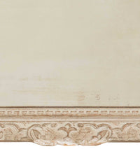 Beautiful, large early 20th Century French carved framed mirror with lovely old foxed mirror glass and original paint.