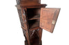 Early century French walnut credenza or hall cupboard in the Neo-Gothic style circa 1900