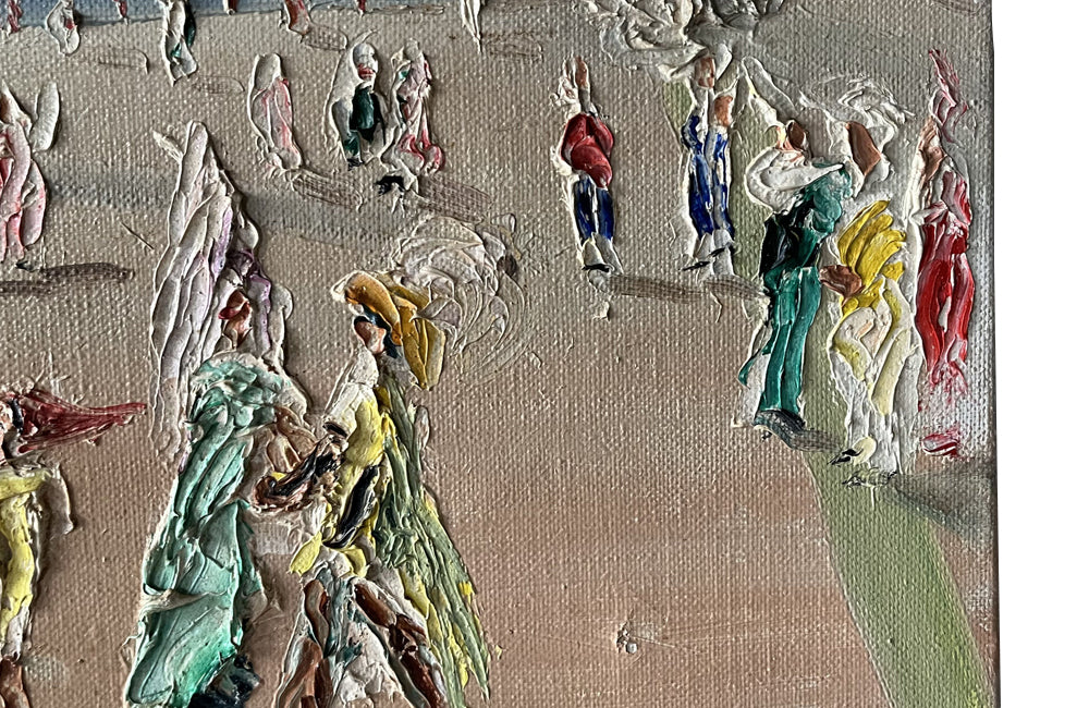 MID-CENTURY ITALIAN PAINTING OF THE VENICE CARNIVAL