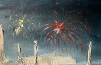MID-CENTURY ITALIAN PAINTING OF THE VENICE CARNIVAL
