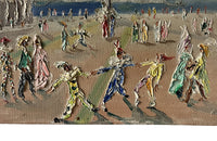 MID-CENTURY ITALIAN PAINTING OF THE VENICE CARNIVAL