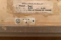 20th Century French Oil Painting of a French Cooper and His Dog