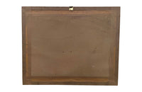 Beautiful French still life oil painting with mushrooms.