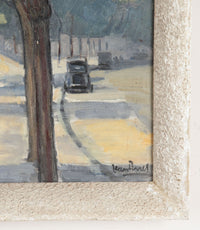 20th Century French Oil Painting 'Promenade Beneath Parasol Pines' By Jean Perret