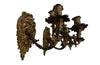 Pair of 19th Century Bronze Lions Head Wall Lights