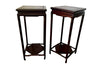 Pair of mid 20th century Chinese occasional end tables  