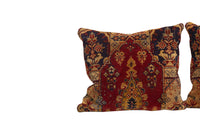 Antique Persian carpet cushions. 19th century. 