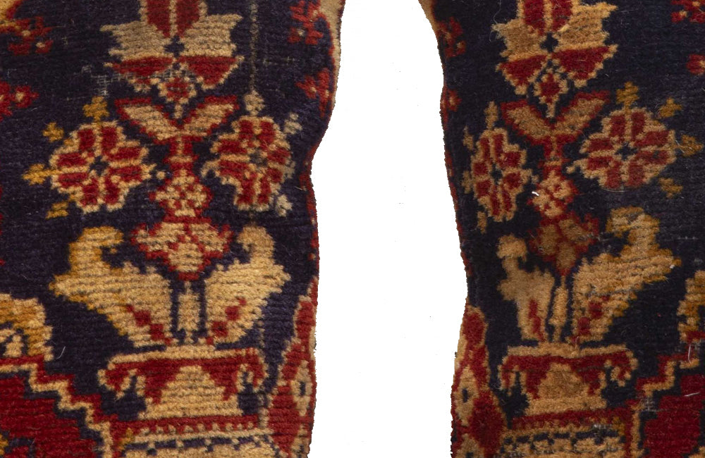 Antique Persian carpet cushions. 19th century. 