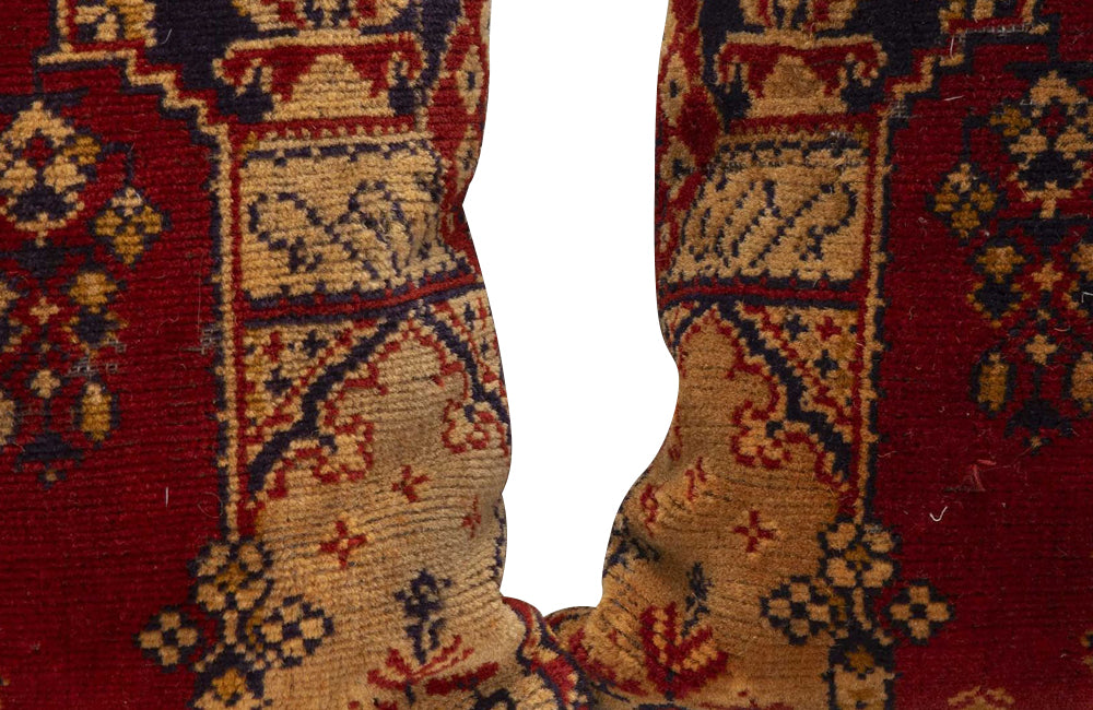 Antique Persian carpet cushions. 19th century. 