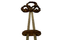 Beautiful pair of large 19th Century Italian carved wooden wall lights in the Neo-Classical style