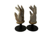 Charming pair of small early 19th Century French polychrome carved hands