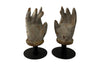 Charming pair of small early 19th Century French polychrome carved hands