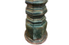 Decorative pair of French cast iron columnar based gueridon tables.