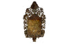 Antique mirrors French Neo-classical revival bronze wall sconces, with three branched candle holders. French antiques.