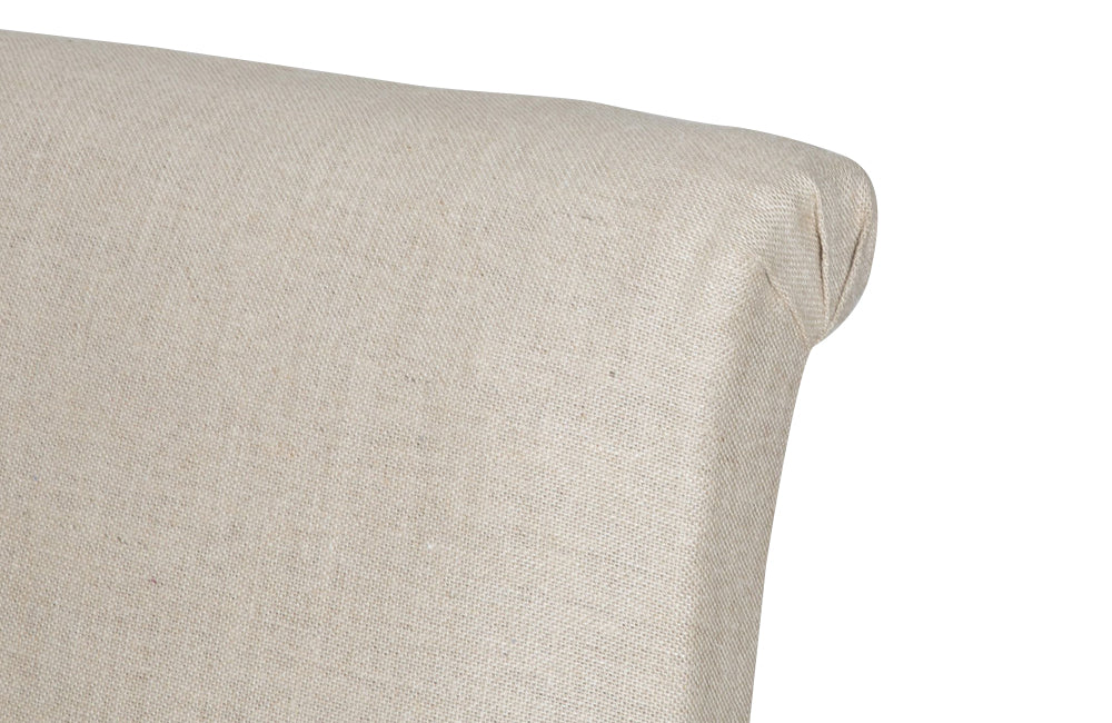 Pair of elegant large late 19th Century French country house armchairs with scrolled backs.