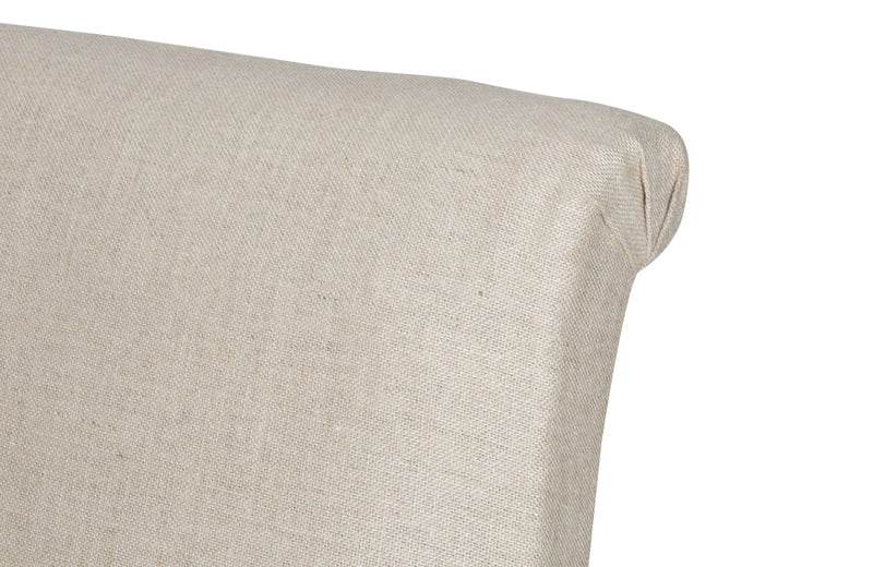 Pair of elegant large late 19th Century French country house armchairs with scrolled backs.