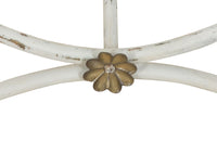 Pair of 20th Century French wrought iron curule form stools