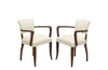 Pair of mid-20th Century French bridge armchairs in the Art Deco style.
