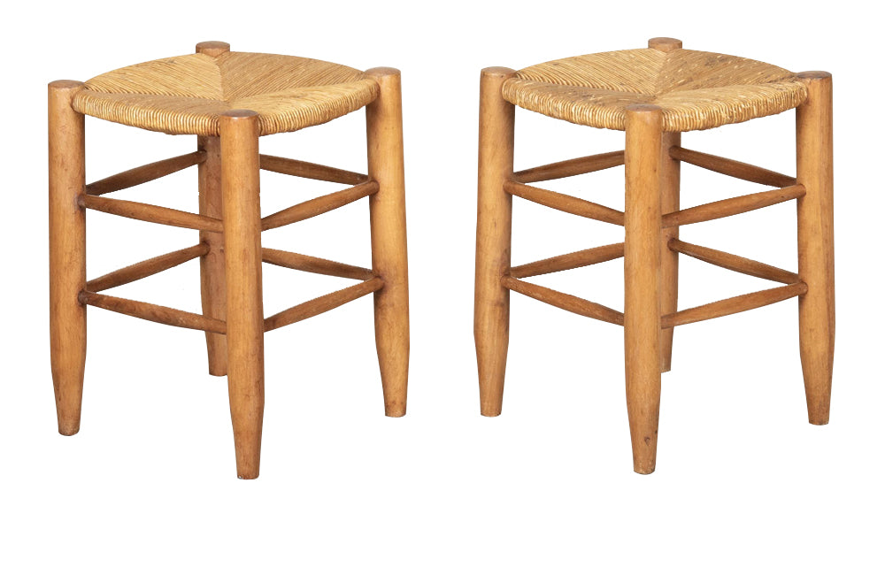 Pair of Charlotte Perriand style stools