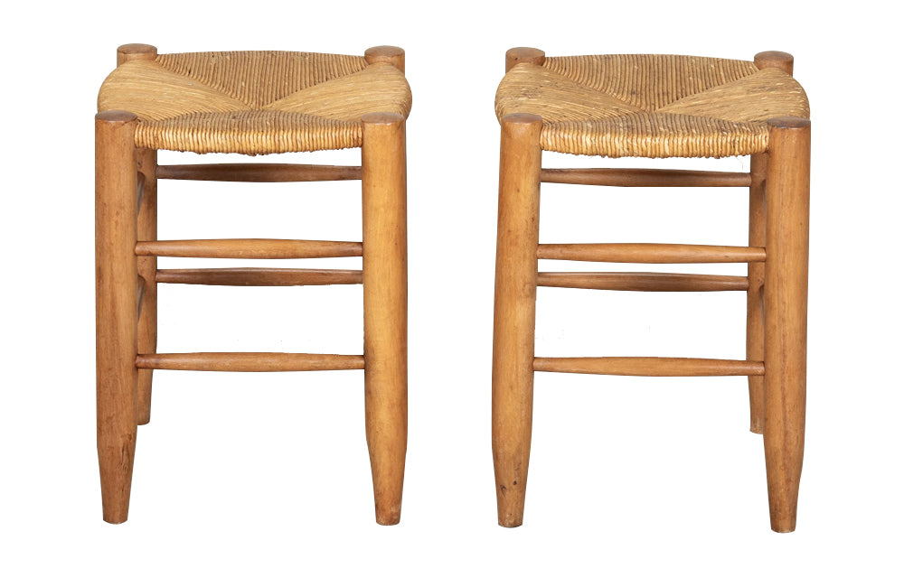 Pair of Charlotte Perriand style stools