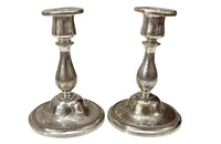 Pair of 19th Century French Christofle Maritime Candlesticks