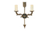 Pair of French Empire Style wall lights or sconces in the Neo-Classical style.