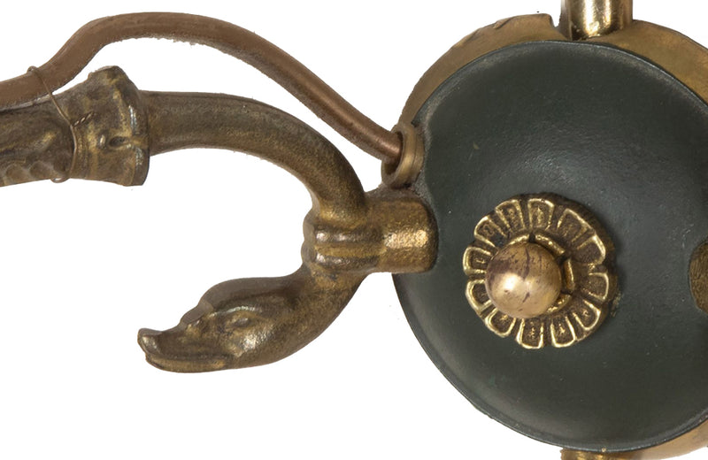Pair of French Empire Style wall lights or sconces in the Neo-Classical style.