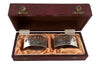 Pair of Art Deco silver plate napkin rings