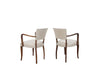 Pair of mid 20th century french Art Deco Style bridge chairs.