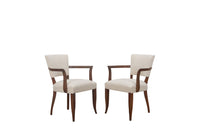 Pair of mid 20th century Art Deco style bridge chairs