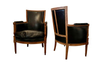 Pair of 19th Century French armchairs in the Directoire style.