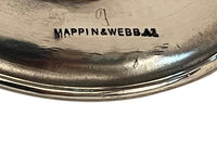 Antique Silver Plate Fluted Trumpet Vases Mappin & Webb Edwardian.