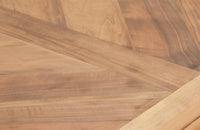 Pair of Mid-Century French Solid Cherrywood Parquetry Top Tables
