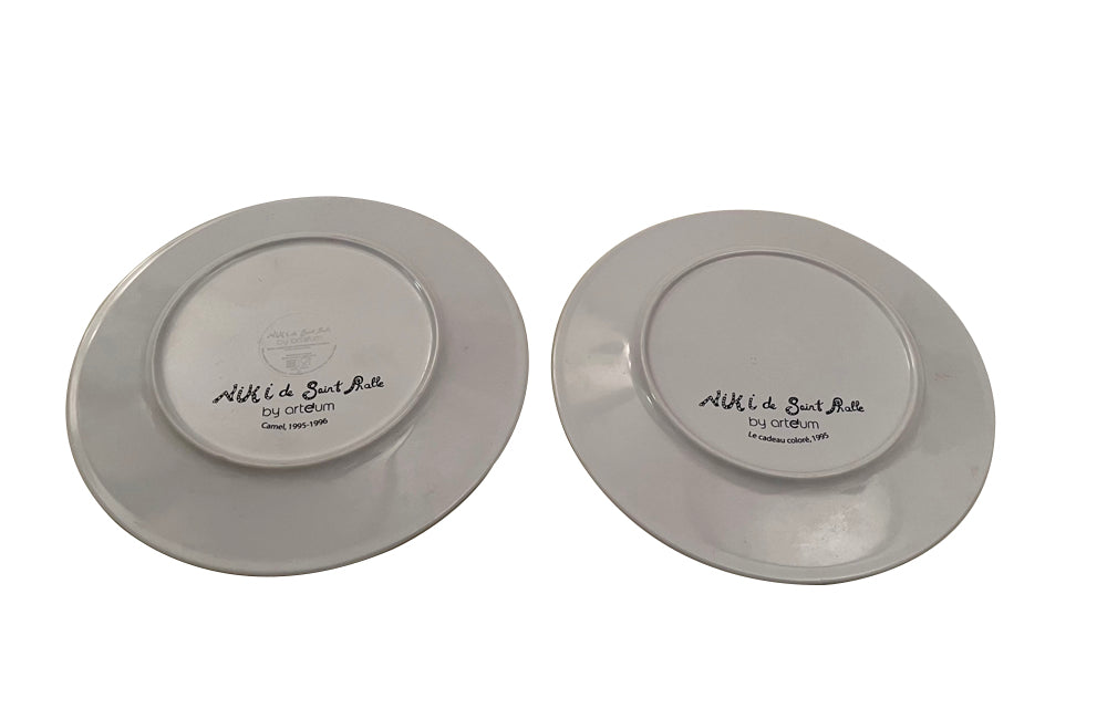Pair of 20th Century French Niki De Saint Phalle Plates