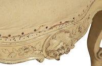 Pair of scroll back, Louis XV Revival chauffeuses  slipper chairs of beautiful form