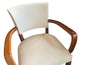Pair of mid-20th Century French bridge armchairs in the Art Deco style.