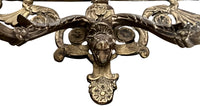 Pair of 19th Century French Gilt Bronze Mirrored Appliqués