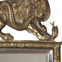 Pair of 19th Century French Gilt Bronze Mirrored Appliqués