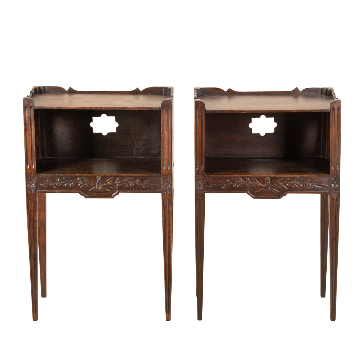 Pair of Early 20th Century French Louis XVI Revival Nightstands