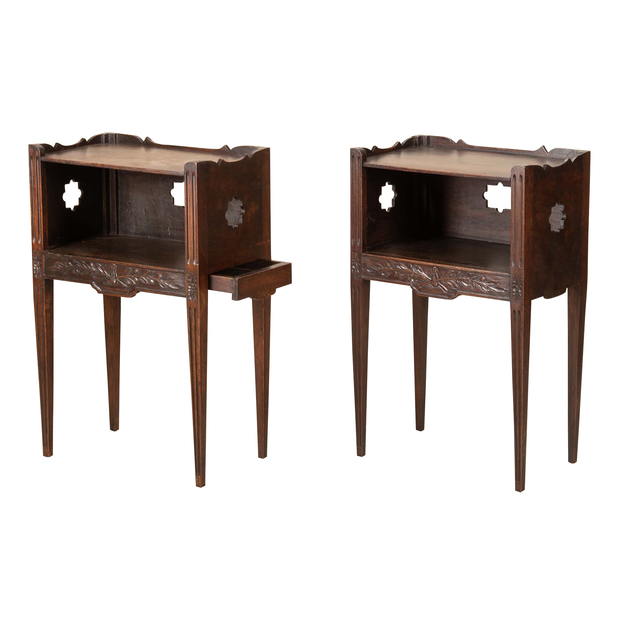 Pair of Early 20th Century French Louis XVI Revival Nightstands