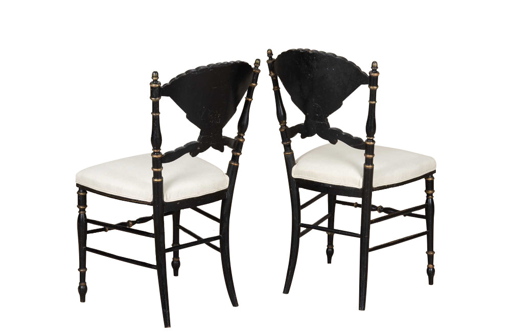 PAIR OF 19TH CENTURY FRENCH CHINOISERIE SIDE CHAIRS
