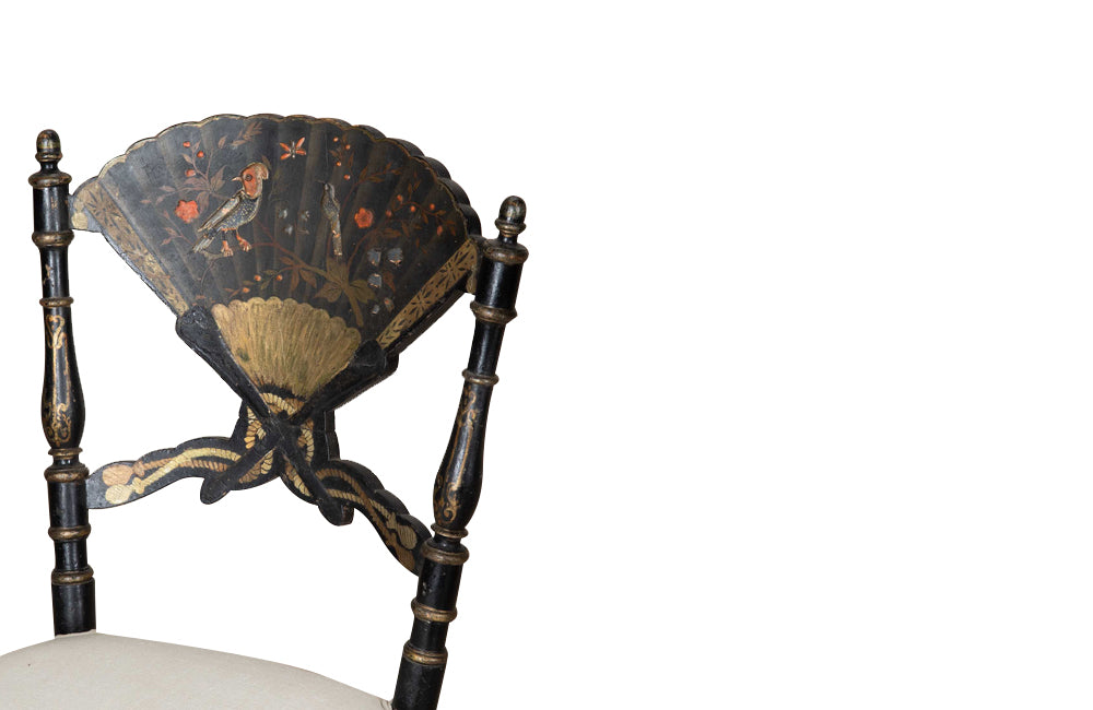 PAIR OF 19TH CENTURY FRENCH CHINOISERIE SIDE CHAIRS