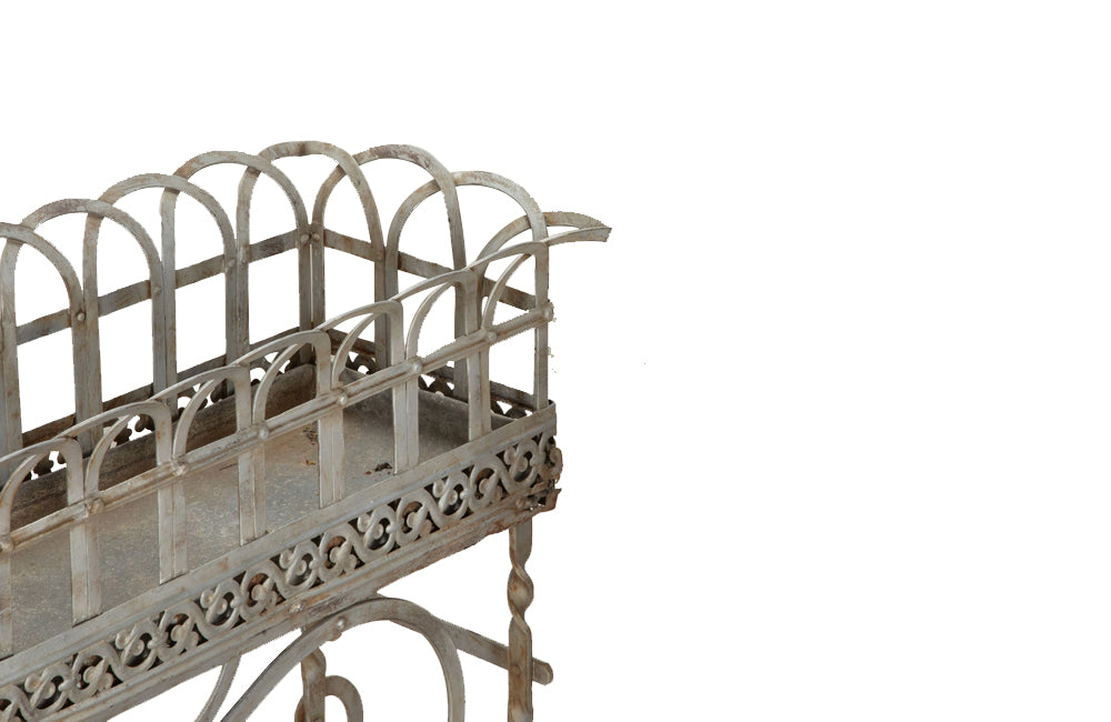 Antique plant stands orangery iron plant stands. French jardiniers 19th century - Garden antiques