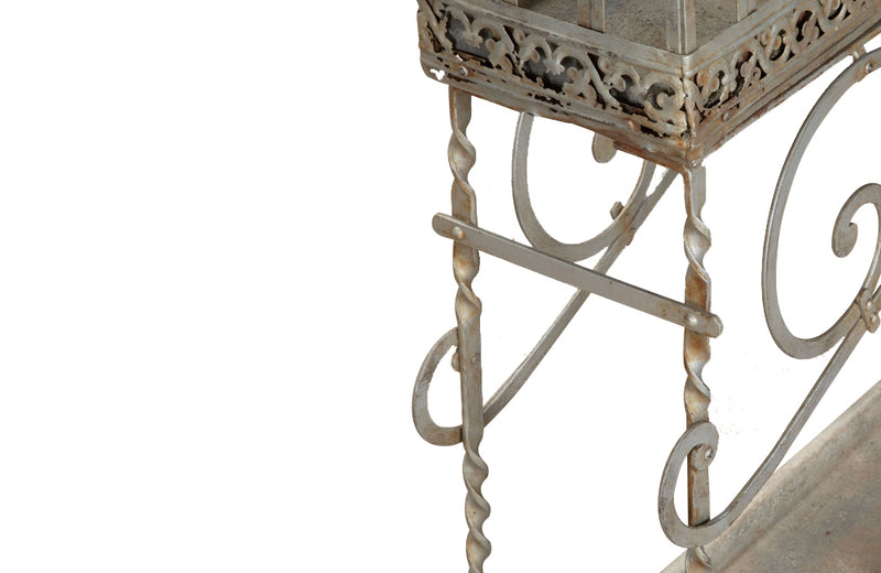 Antique plant stands orangery iron plant stands. French jardiniers 19th century - Garden antiques