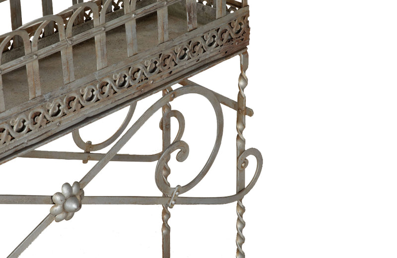Antique plant stands orangery iron plant stands. French jardiniers 19th century - Garden antiques