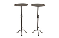 Pair of 20th Century Spanish Hand Wrought Martini Tables